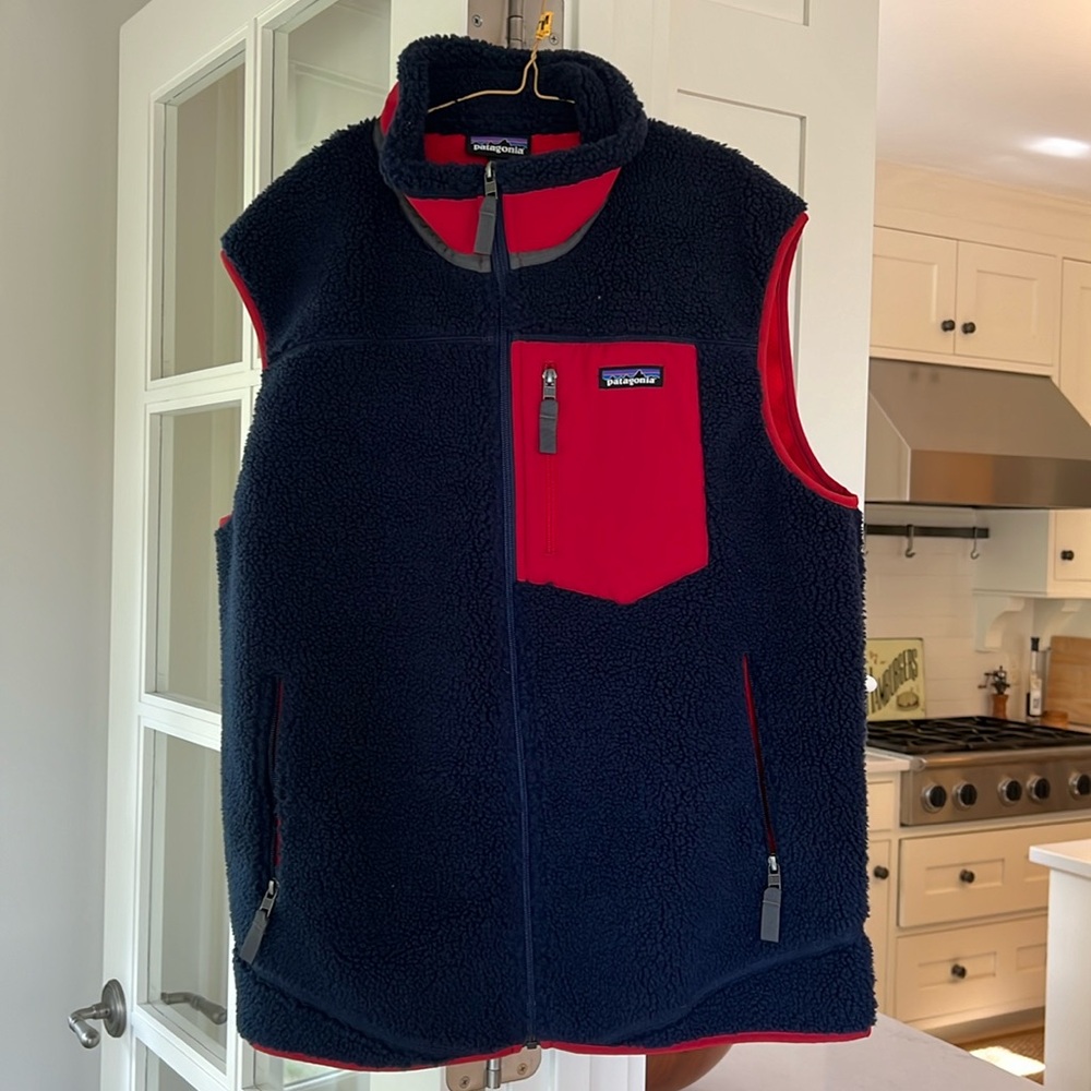 Patagonia fleece vest mens size large